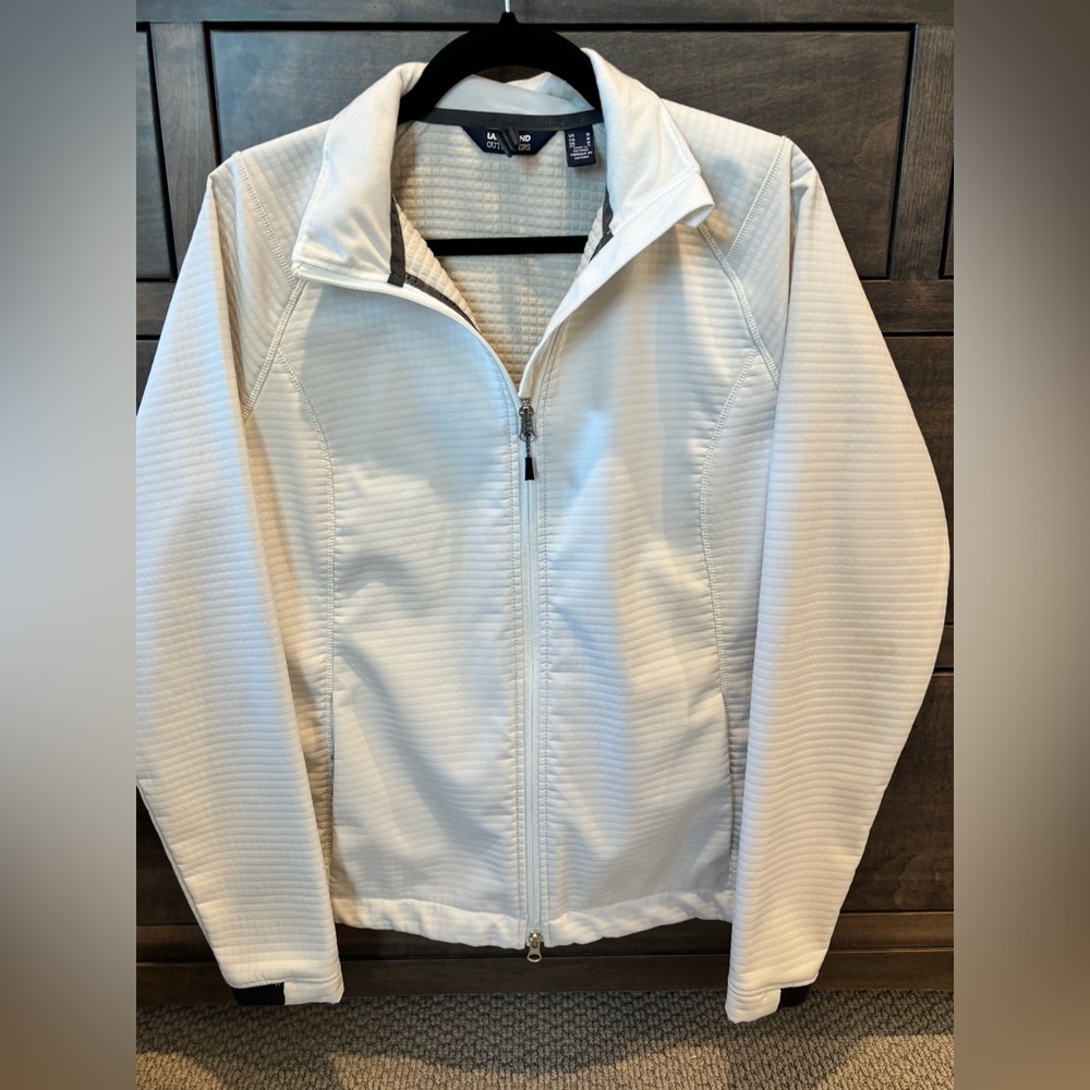 Lands' End Zip-Up Jacket Women's Medium - Picture 2 of 7